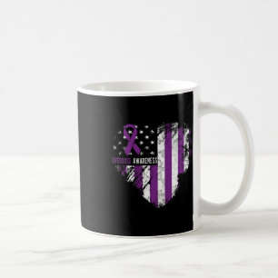 Mug Sensibilisation Toxicomanie au ruban pourpre 1
