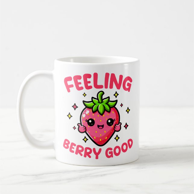 Mug Sentez Berry Bon Amusant fraise (Gauche)