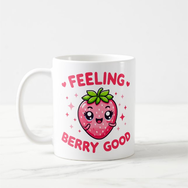Mug Sentez Berry Bon Amusant fraise (Gauche)
