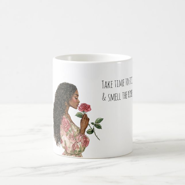 Mug Sentez les roses Black Girl (Centre)
