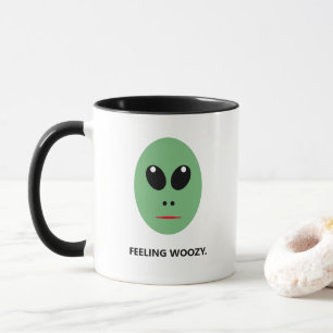 Mug Sentez Woozy Funny Dire Des Hommes Aliens Verts
