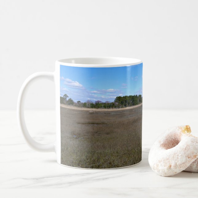 Mug Sentier de la réserve naturelle de l'île Burton (Avec donut)