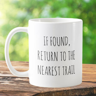 Mug Sentier de randonnée drôle de blague de jeu de mot