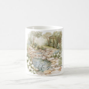 Mug Sentier de roche de pré romantique