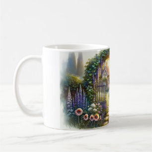 Mug Sentier enchanté de jardin Cottagecore