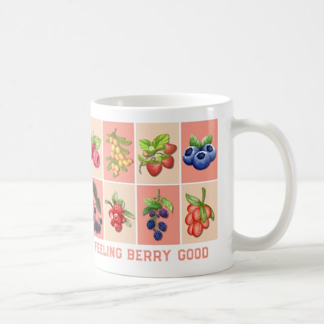 Mug SENTIMENT BERRY BONNE fraise personnalisable (Droite)