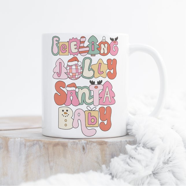 Mug Sentiment Jolly Père Noël Baby (Créateur téléchargé)