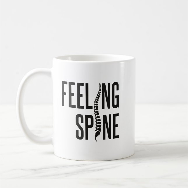 Mug Sentiment Spine Funny Chiropractor Équipe chiropra (Gauche)