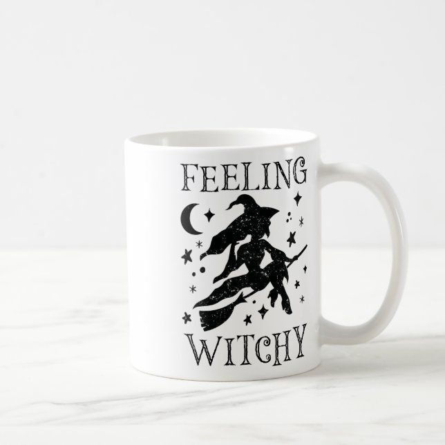 Mug Sentiment Witchy Funny Halloween Vibes sorcières K (Droite)