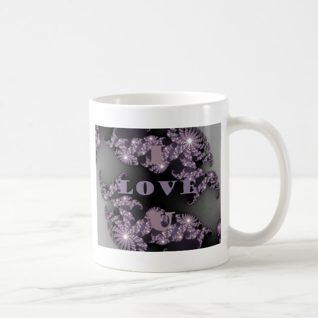 Mug Sentiments célestes Je t'aime Salutation galactiqu (Droite)