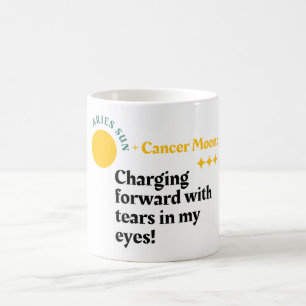 Mug Sentiments de feu - Soleil de baies, Lune de cance