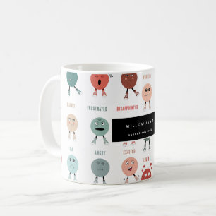 Mug Sentiments Émotions Visages Graphique Conseiller s