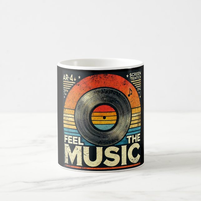 Mug sentir la musique T-Shirt (Centre)