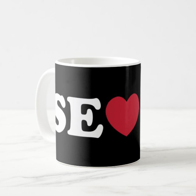 Mug Séoul Love Heart (Devant gauche)