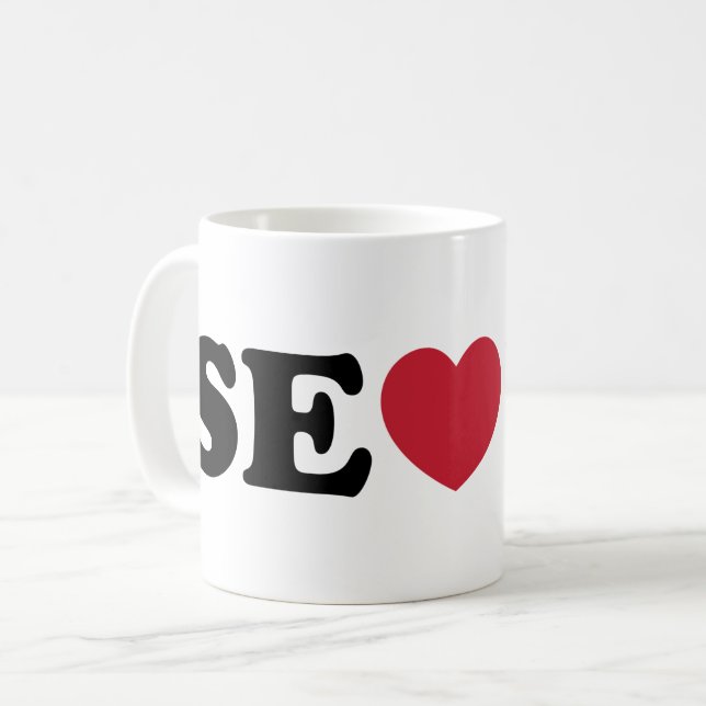 Mug Séoul Love Heart (Devant gauche)