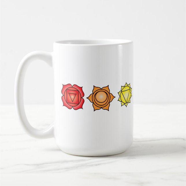 Mug Sept chakras horizontaux (Gauche)