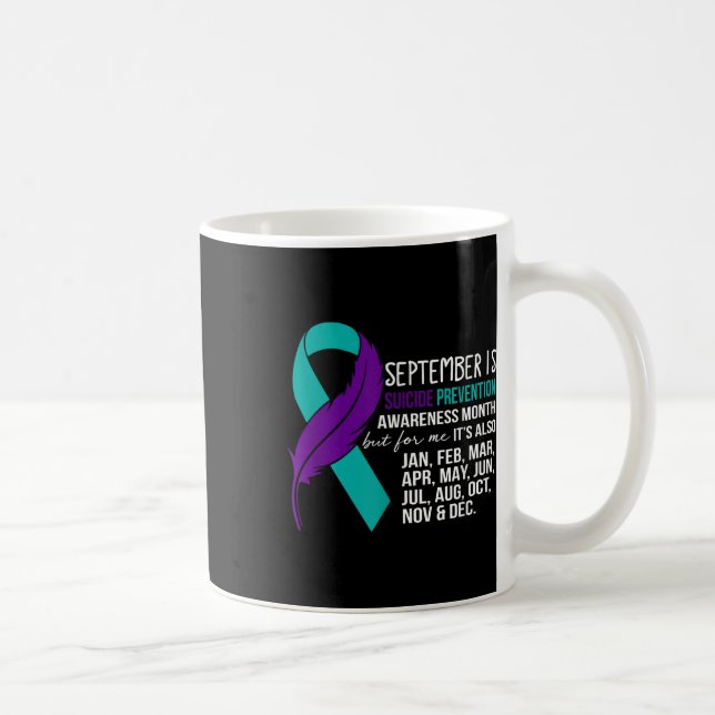Mug Septembre Est Le Mois De Sensibilisation À La Prév (Droite)
