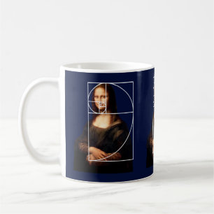 Mug Séquence Leonardo da Vinci Mona Lisa Fibonacci