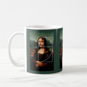 Mug Séquence Leonardo da Vinci Mona Lisa Fibonacci