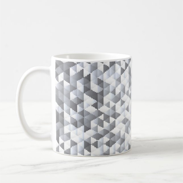 Mug Séquins d'argent : Arrière - plan de mosaïque scin (Gauche)