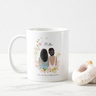 Mug Seras-tu ma demoiselle d'honneur Proposition