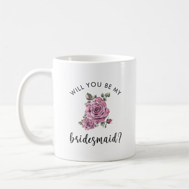 Mug Seras-tu ma demoiselle d'honneur ? Proposition sin (Gauche)