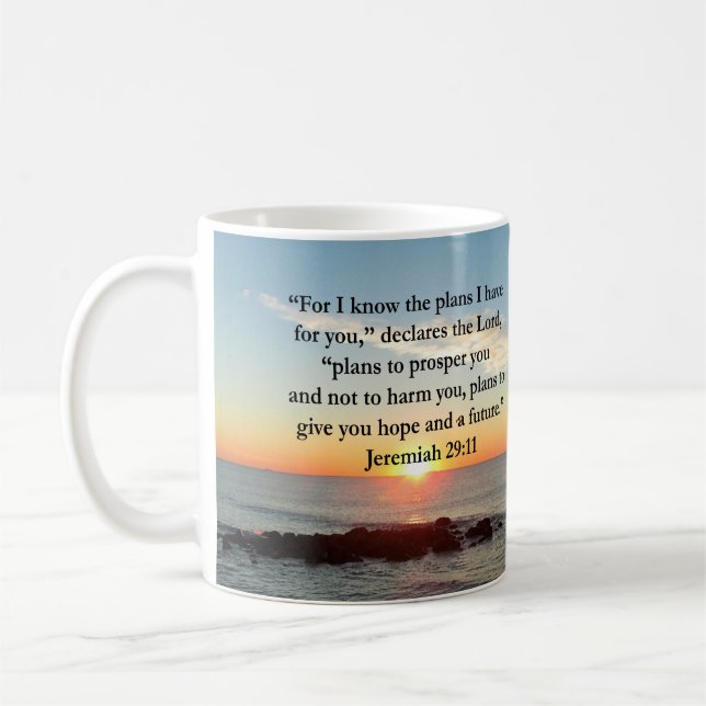 MUG SERENE JEREMIAH 29:11 SCELER (Gauche)