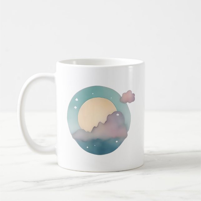 Mug Serene Moonlit Dreamscape (Gauche)