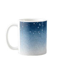 Mug Sérénité Dégradé Bleu Étoilé