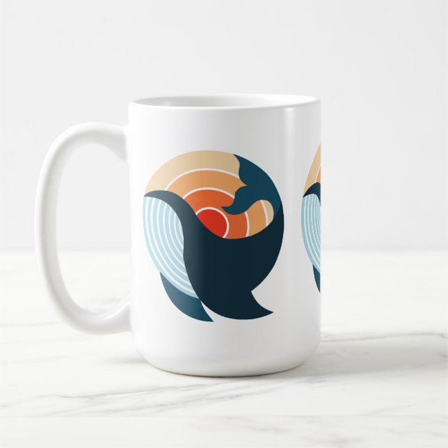 Mug Sérénité du coucher de soleil : Le saut d'une bale (Gauche)