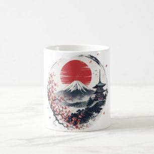 Mug Sérénité du coucher de soleil sur le mont Fuji – A