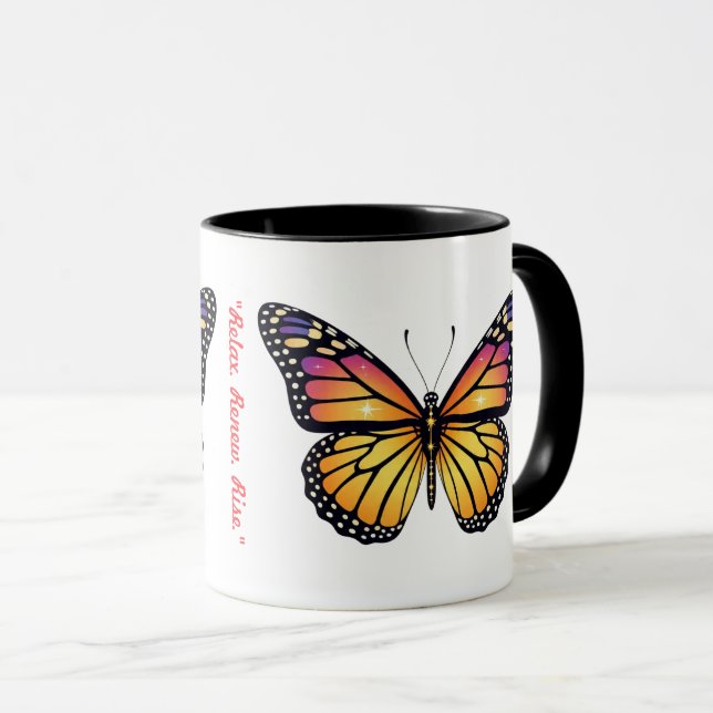 Mug "Sérénité en vol" (Devant droit)