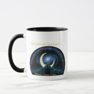 Mug Sérénité Montagnarde Méditation Cosmique, Croissan