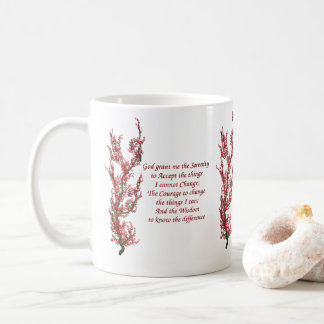 Mug Sérénité Prière Flower Tree Inspiration