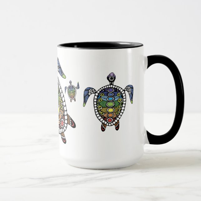 Mug Serenity Turtle Chakras (Droite)