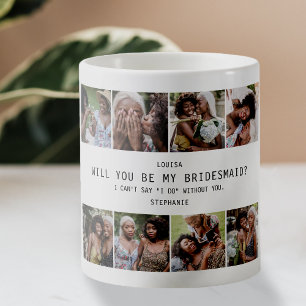 Mug Serez-vous ma demoiselle d'honneur ? Cadeau de g