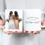 Mug Serez-vous ma demoiselle d'honneur ? Filles En Gow<br><div class="desc">Ces chopes magnifiques vous feront vraiment rêver votre future fête de mariée ! Voir toute la collection pour plus de personnalisations!</div>
