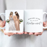 Mug Serez-vous ma demoiselle d'honneur ? Filles En Gow<br><div class="desc">Ces chopes magnifiques vous feront vraiment rêver votre future fête de mariée ! Voir toute la collection pour plus de personnalisations!</div>