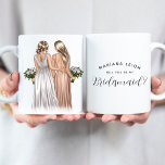 Mug Serez-vous ma demoiselle d'honneur ? Les Filles En<br><div class="desc">Ces chopes magnifiques vous feront vraiment rêver votre future fête de mariée ! Voir toute la collection pour plus de personnalisations!</div>