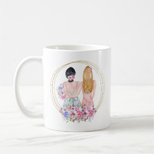Mug Serez-Vous Ma Femme De Filles Blonde Brunette