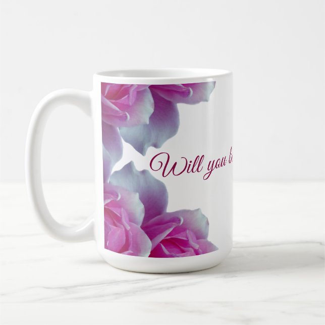 Mug Serez-vous ma fleuriste, Rose (Gauche)
