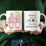 Mug Serez-vous mon honneur de femme de ménage ? Filles<br><div class="desc">Ces chopes magnifiques vous feront vraiment rêver votre future fête de mariée ! Voir toute la collection pour plus de personnalisations!</div>