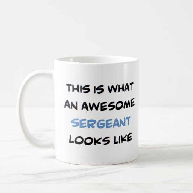 Mug sergent3, génial (Gauche)