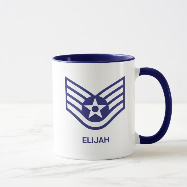 Mug Sergent d'état-major E-5 - Force aérienne (Droite)