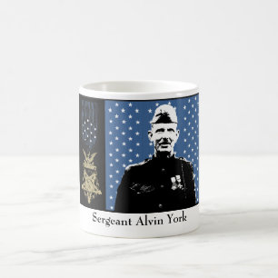 Mug Sergent York et la médaille de l'honneur