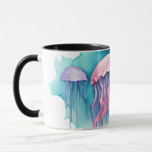 Série Aquarelle : Méduses