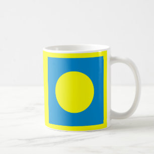 Mug Série d'artistes du MUSÉE CyanHexacromecSqCircleTr