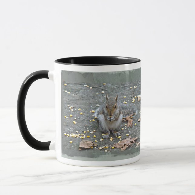 Mug Série d'écureuils gris (Gauche)