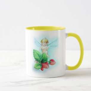 Mug Série "fraises " de bébés de jardin