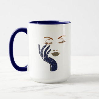 MUG SÉRIE KEEP IT CUTE - BLEU MARINE